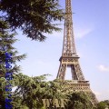 Torre Eiffel dos Jardins de Musée du Cinema
