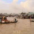mercado no Mekong