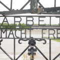 Dachau Concentration Camp gate: Arbeit Macht Frei
