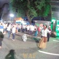 Catador de latinhas, mendigo, todos dançando pagode na Av. Brasil em SP - Virada Cultural, integração Social