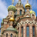 the Church of Our Savior on Spilled Blood in St. Petersburg Russia