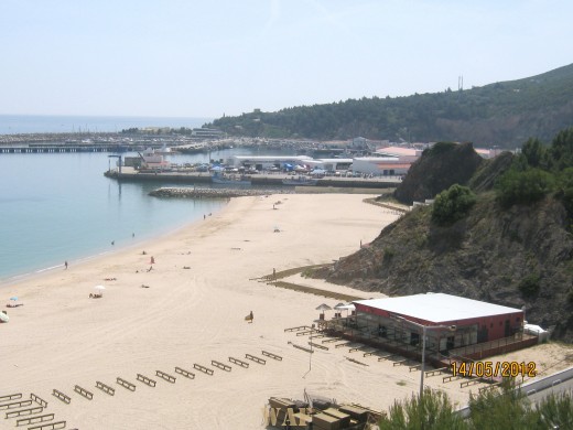 FOTO TIRADA DA VARANDO DO HOTEL MAR - SESIMBRA