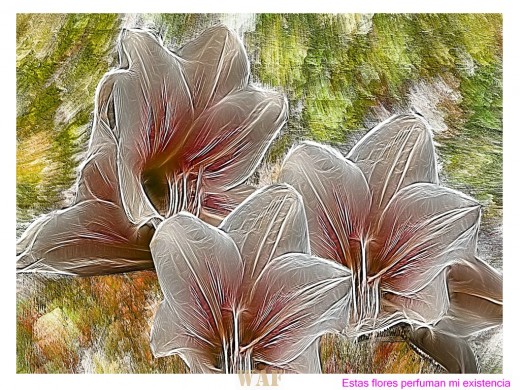 FLOWERS AU CRAYON