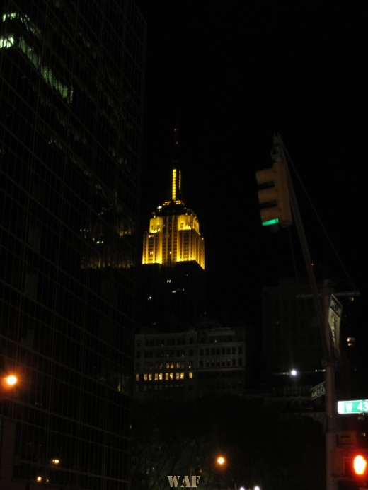 Empire State Building at night