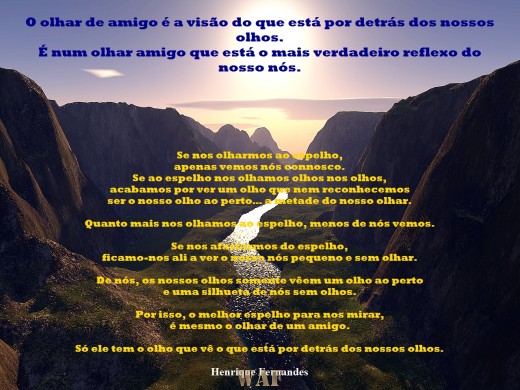 O olhar de um amigo...