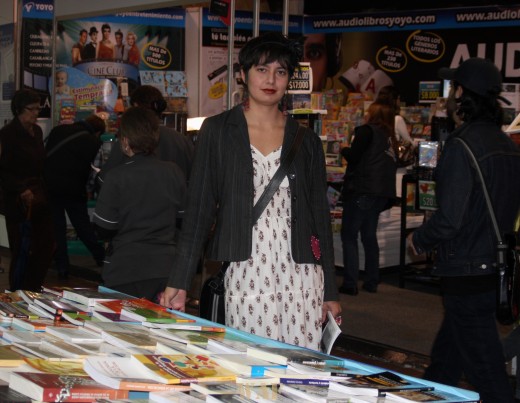 Giovanna chadid en la Feria Internacional del Libro de Bogota
