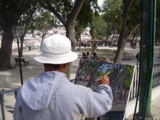 Pintando Lisboa
