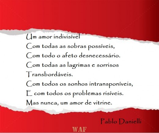 Nunca, amor de vitrine