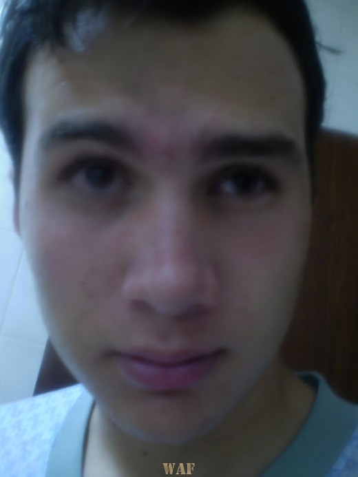 Uma foto nem tão boa de mim