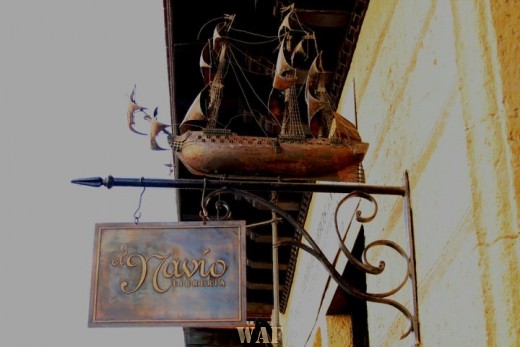 O Navio de Bronze ou Detalhes de uma fachada.