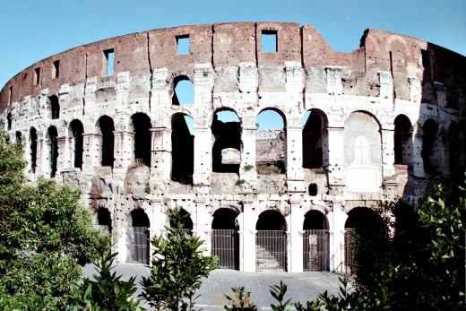 the Colosseum in Rome