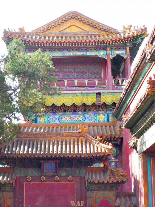 a building at the Temple of Heaven (Beijing, China)