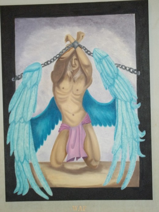 My Angel in chains...